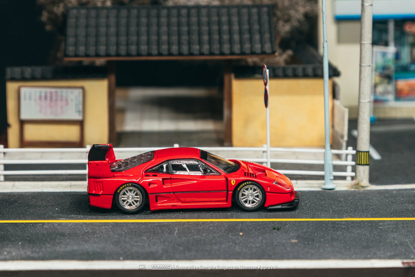 Tarmac Works x iXO 1/64 - Ferrari F40 GTE Red - ROAD64