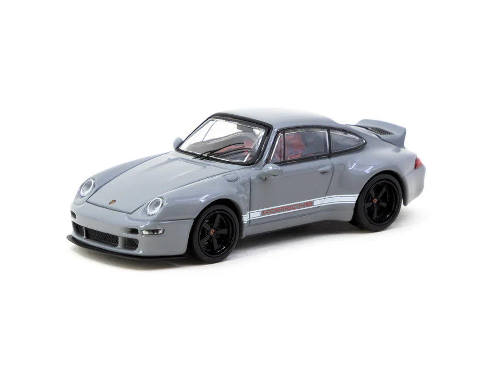 Tarmac Works 1/64 - Porsche 993 Remastered by Gunther Werks Grey - ROAD64