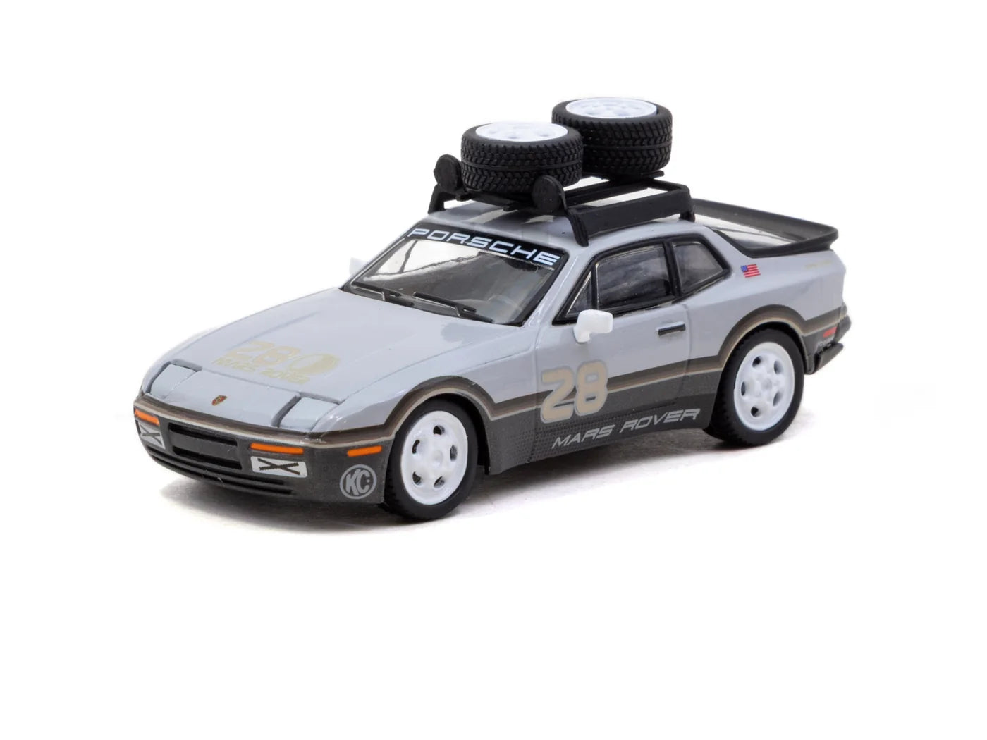 Tarmac Works x Schuco 1/64 - GRAMS28 Mars Rober Porsche 944
