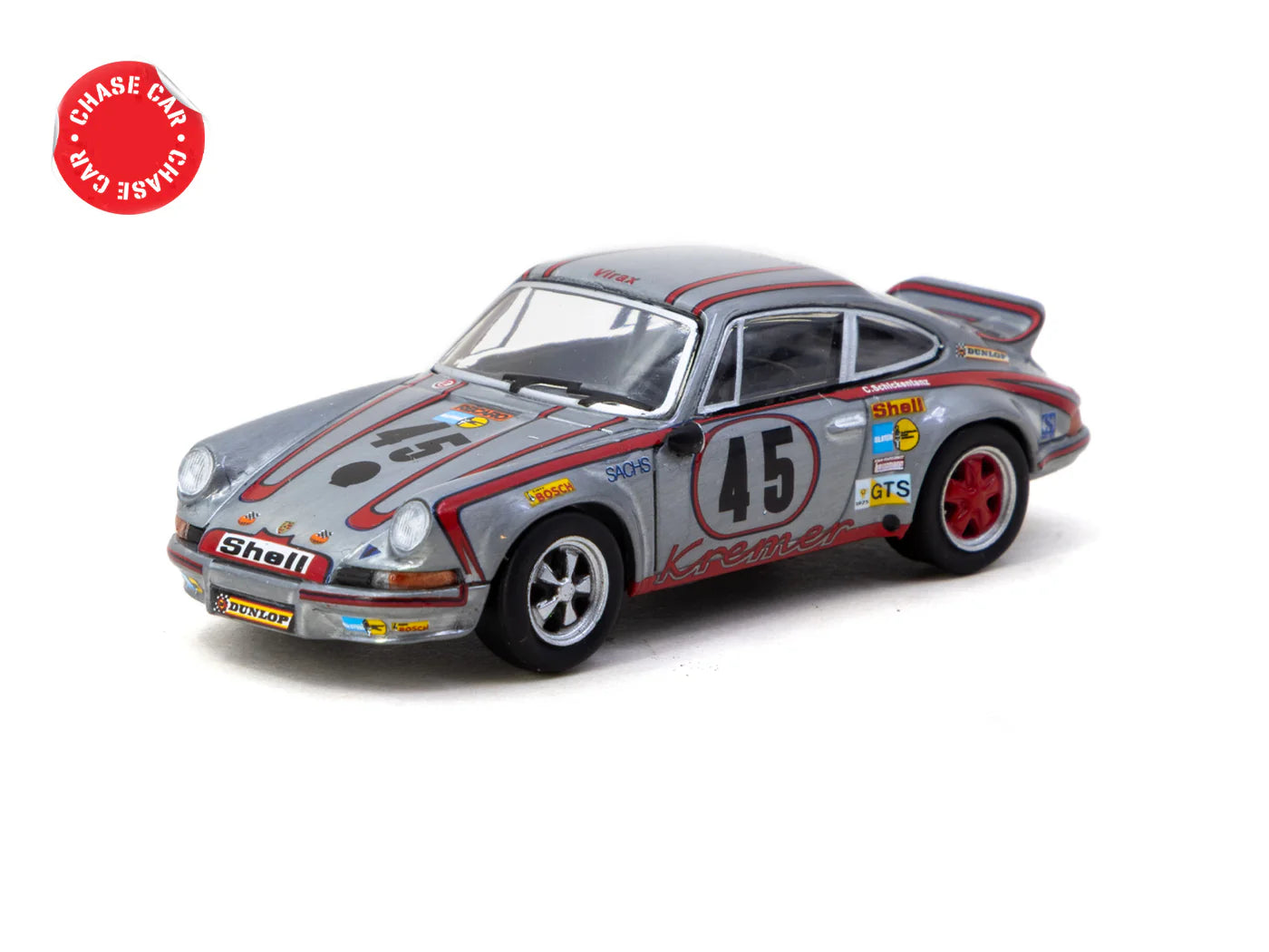Schuco X Tarmac Works 1/64 - Porsche 911 Carrera RSR 2.8 24h Le Mans 1973 #45 Winner - COLLAB64
