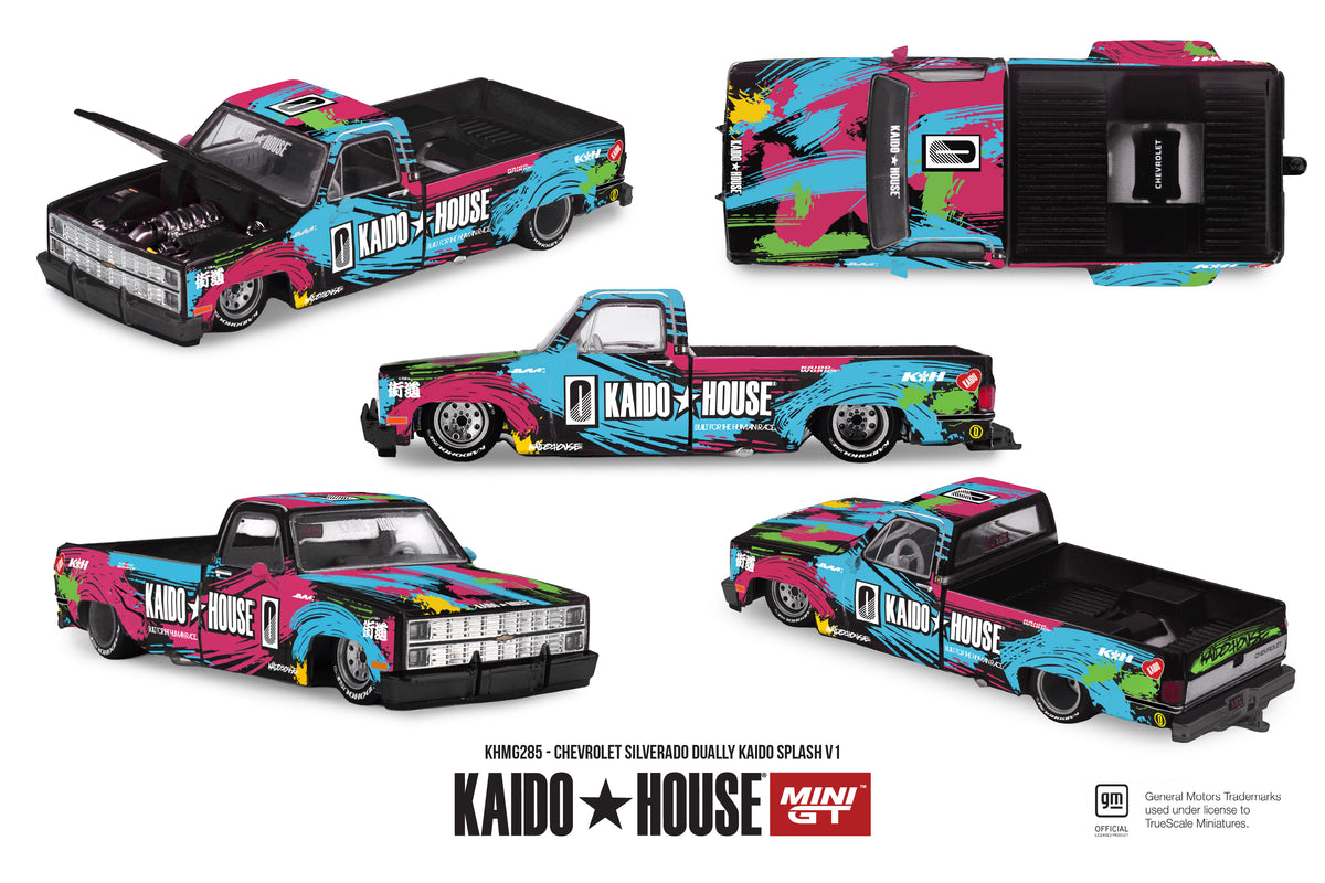 Mini GT x Kaido House 1/64 - Chevrolet Silverado Dually Kaido Splash V1
