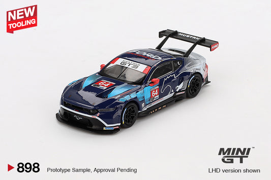 Mini GT 1/64 - Ford Mustang GT3 #64 Ford Multimatic Motorsports 2024 IMSA Daytona 24 Hrs