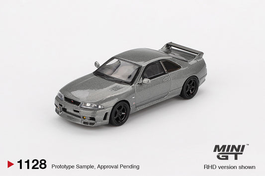 Mini GT 1/64 - NISSAN Skyline GT-R Dark Metal Gray (NISMO BCNR33 CRS Version)
