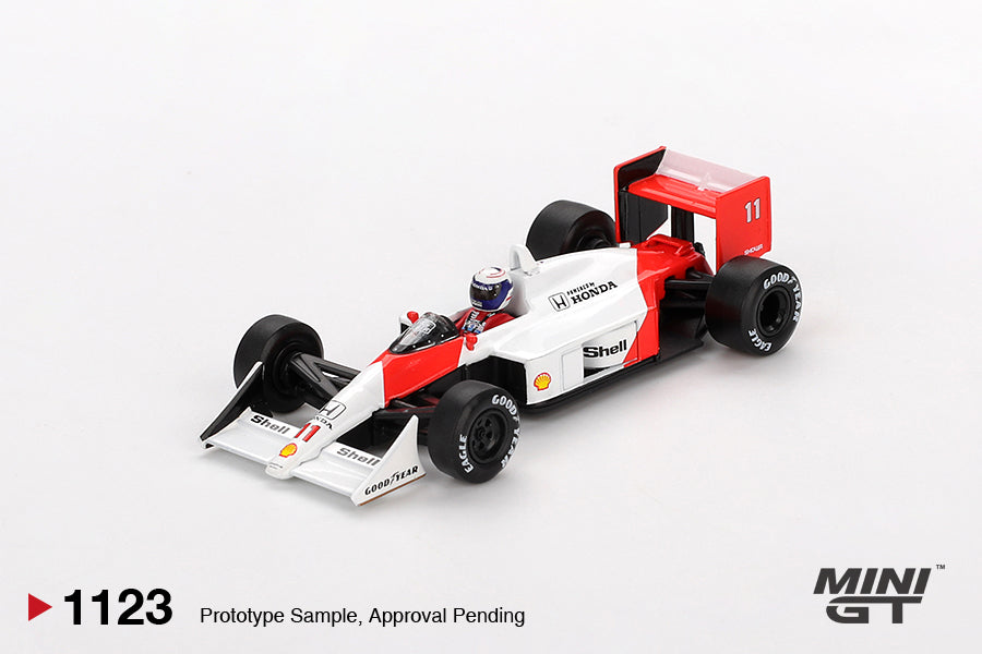 Mini GT 1/64 - McLaren MP4/4 #11 Alain Prost 1988 Japanese Grand Prix 2nd Place