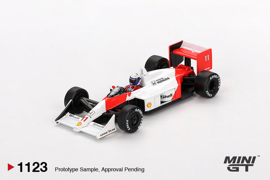 Mini GT 1/64 - McLaren MP4/4 #11 Alain Prost 1988 Japanese Grand Prix 2nd Place