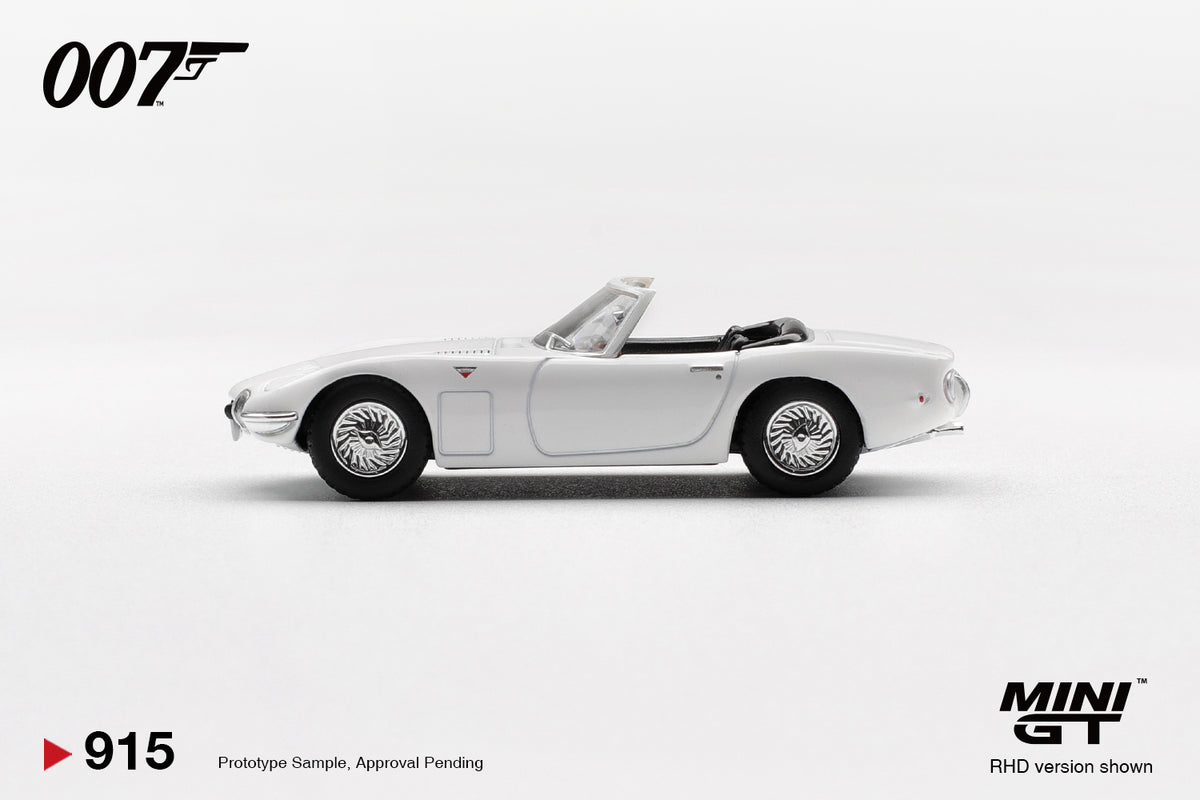 Mini GT 1/64 - Toyota 2000GT Roadster "You Only Live Twice" Blister Pack