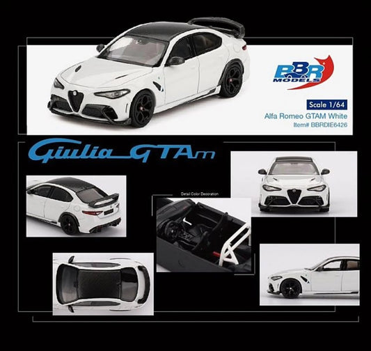 BBR Models 1/64 - Alfa Romeo Giulia GTAm White