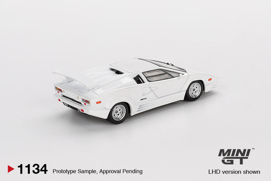Mini GT 1/64 - Lamborghini Countach 25th Anniversary White