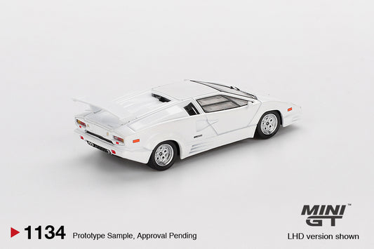 Mini GT 1/64 - Lamborghini Countach 25th Anniversary White