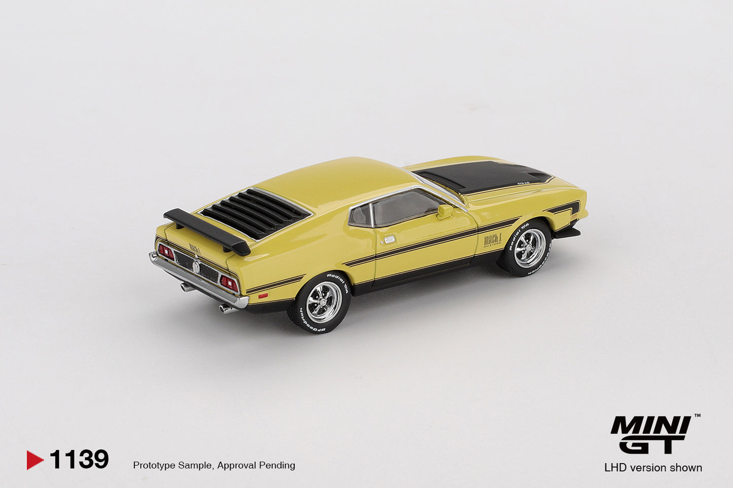 Mini GT 1/64 - Ford Mustang Mach1 Grabber Yellow