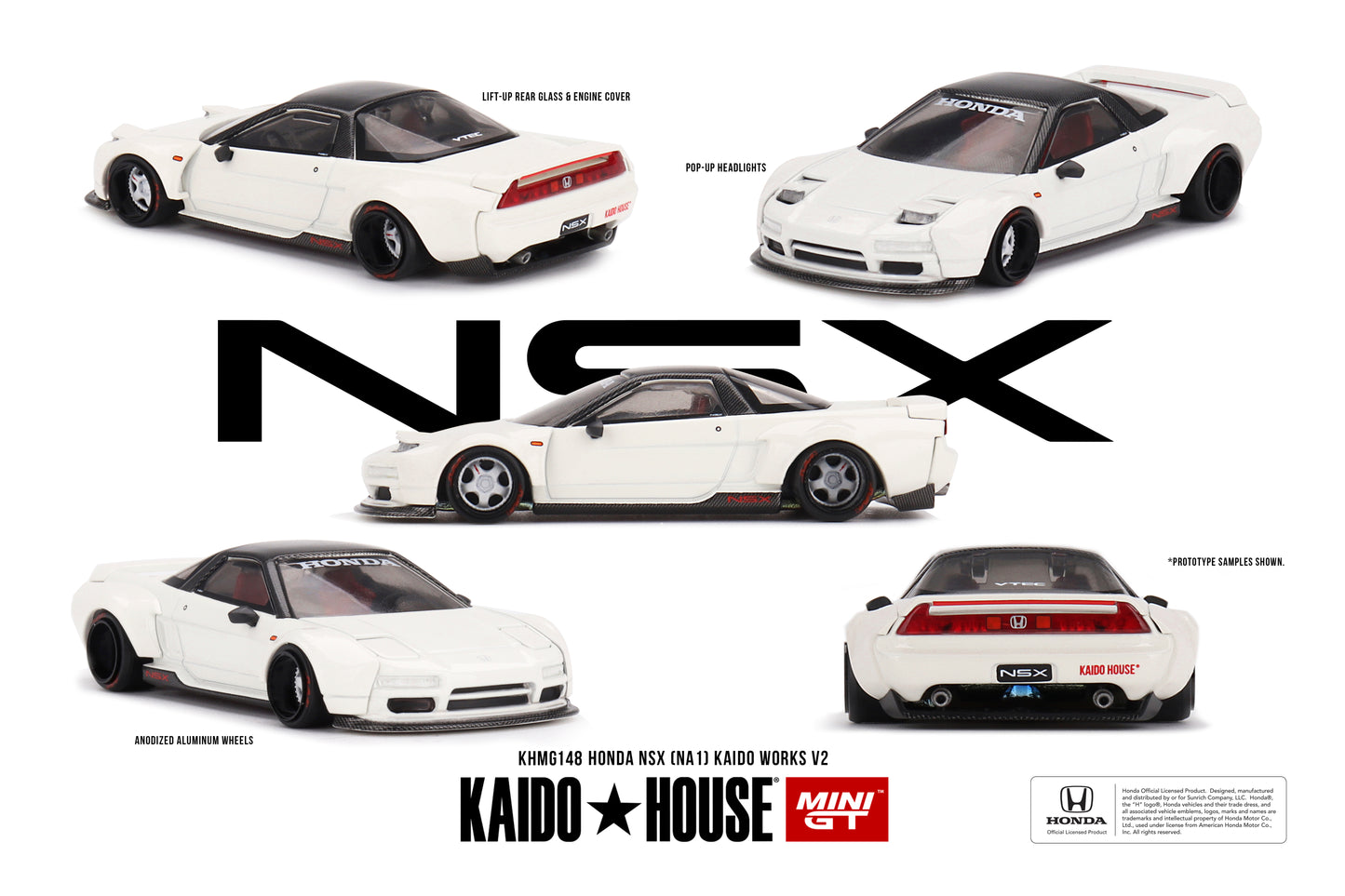 Mini GT x Kaido House 1/64 - Honda NSX (NA1) Kaido WORKS V2