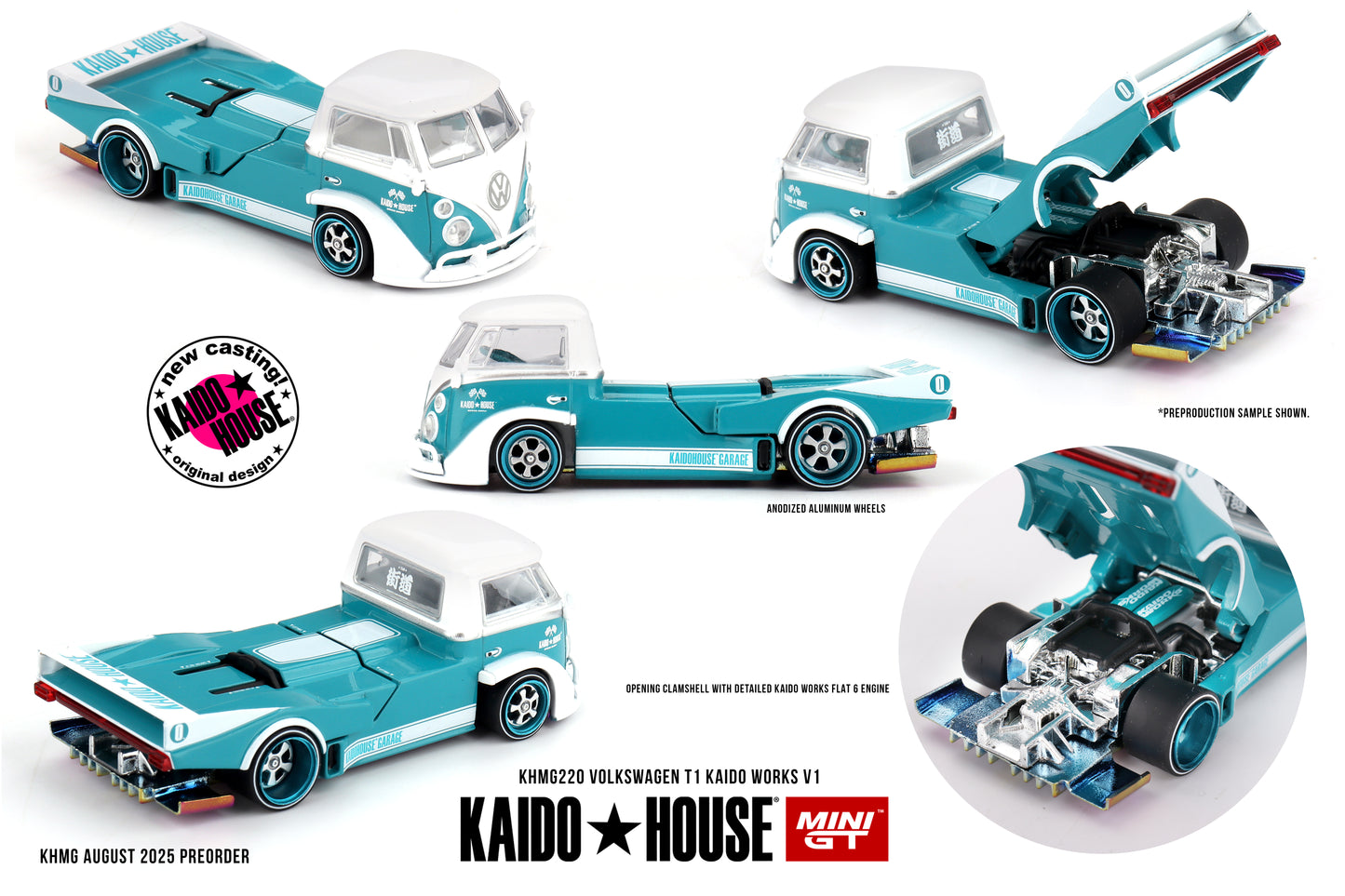 Mini GT x Kaido House 1/64 - Volkswagen T1 KAIDO WORKS V1