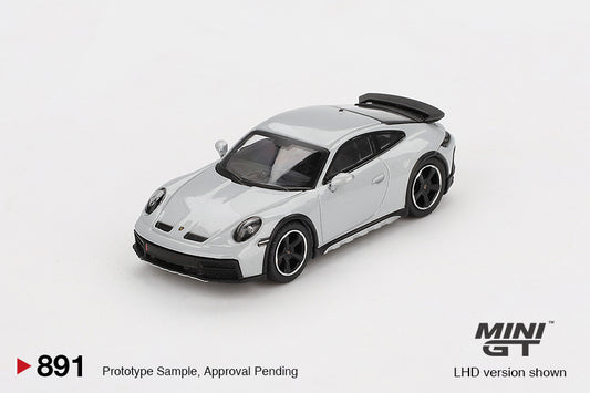 Mini GT 1/64 - Porsche 911 Dakar Ice Gray Metallic