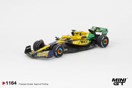 Mini GT 1/64 - McLaren MCL38 #4 Lando Norris 2024 F1 Monaco GP