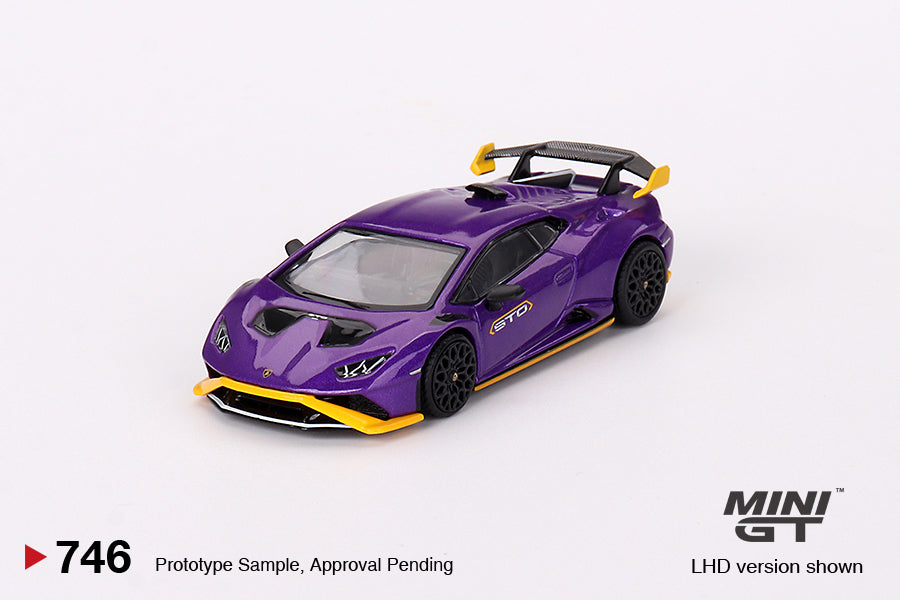 Mini GT - Lamborghini Huracán STO Viola Pasifae