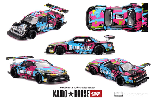 Mini GT x Kaido House 1/64 - Nissan Silvia S13-R Kaido Splash V1