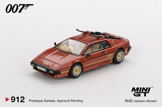 Mini GT 1/64 - Lotus Esprit Turbo Copper Fire Metallic "For Your Eyes Only" (BLISTER)