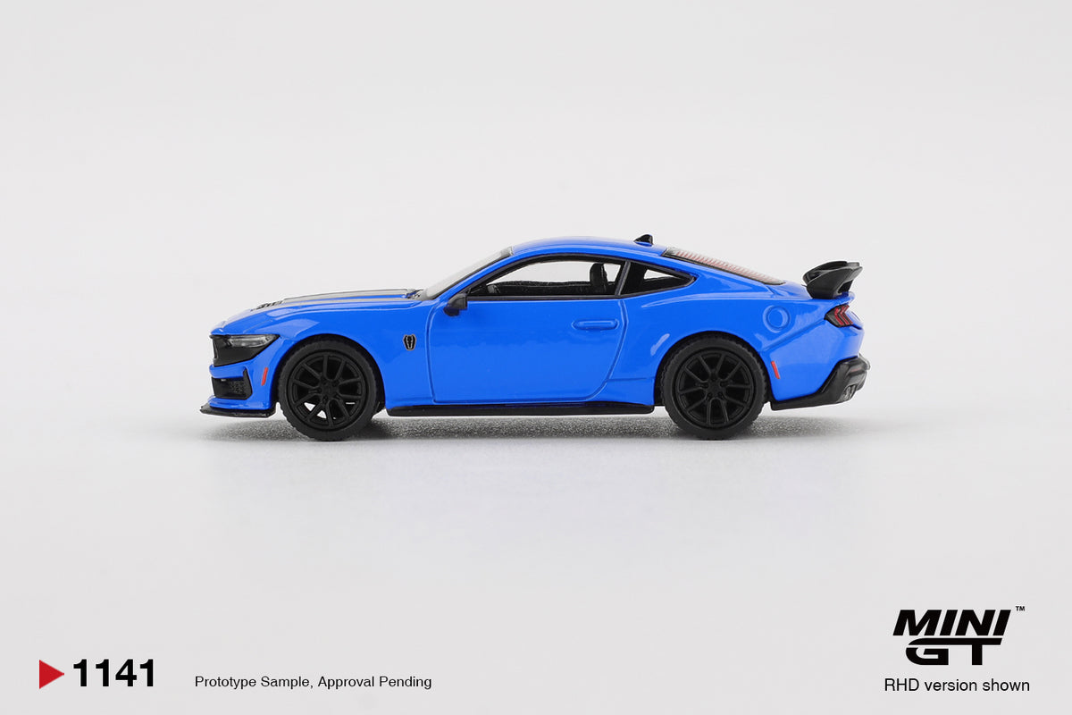 Mini GT 1/64 - Ford Mustang Dark Horse 2024 Grabber Blue