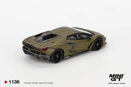 Mini GT 1/64 - Lamborghini Revuelto Verde Gea Matte