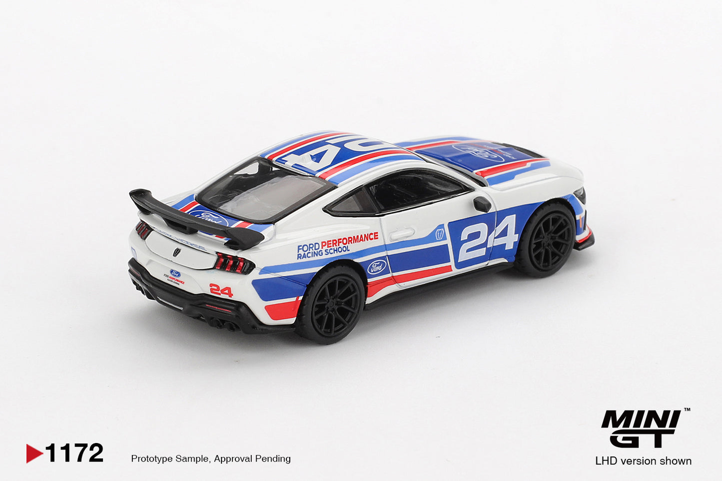 Mini GT 1/64 - Ford Mustang Dark Horse #24 Ford Performance Racing School
