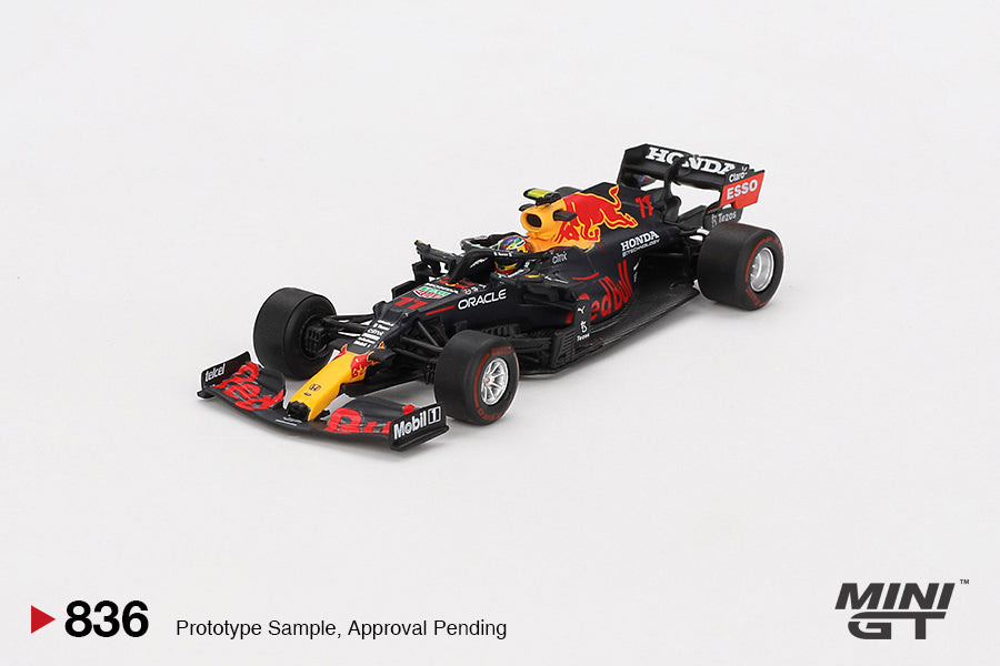 Mini GT 1/64 - Red Bull RB16B #11 Sergio Pérez 2021 Azerbaijan Grand Prix Winner