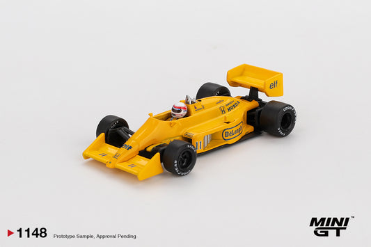 Mini GT 1/64 - Lotus 99T #11 Satoru Nakajima 1987 Monaco Grand Prix
