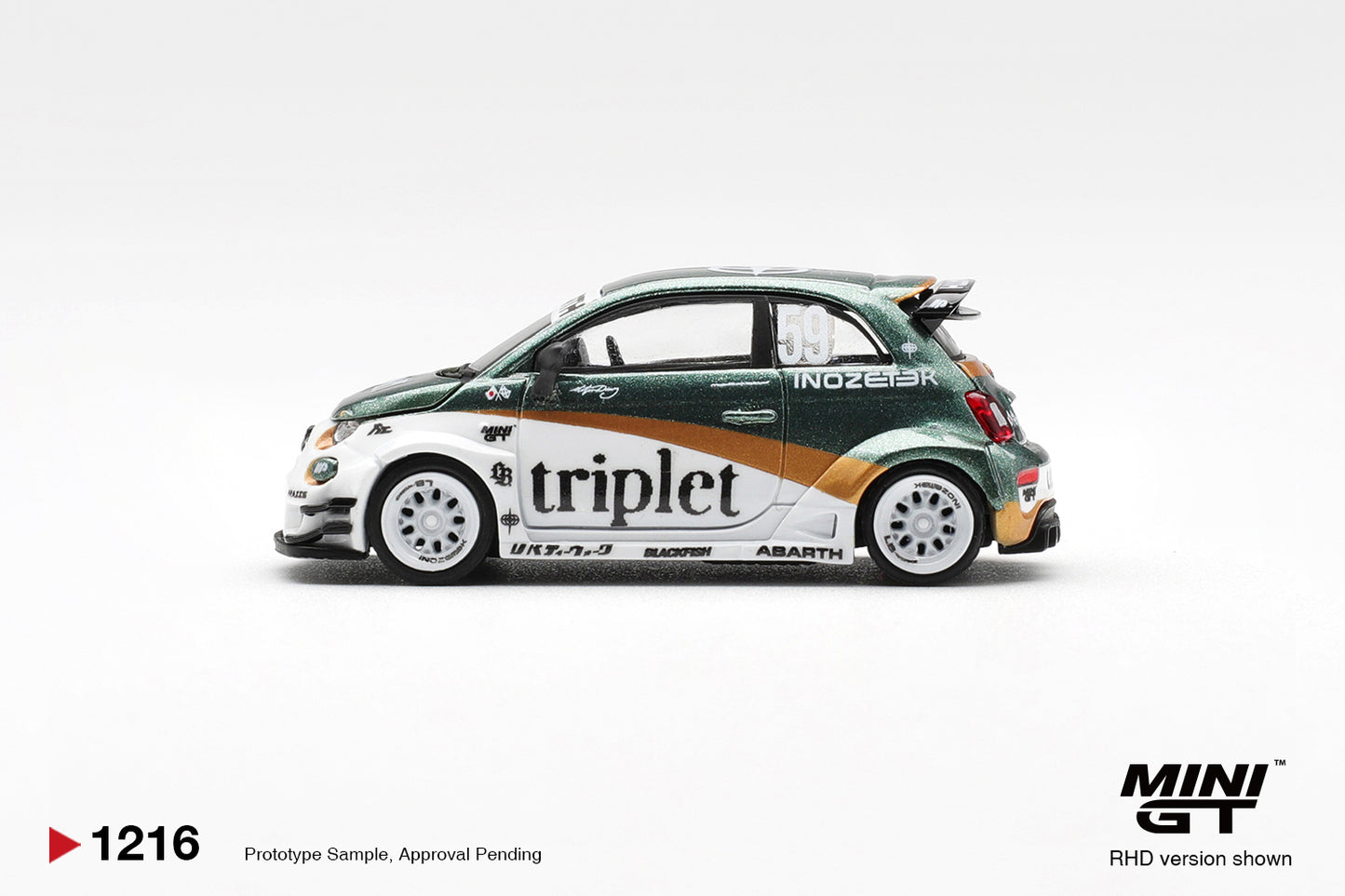 Mini GT 1/64 - Abarth 595 LB-WORKS TY Edition