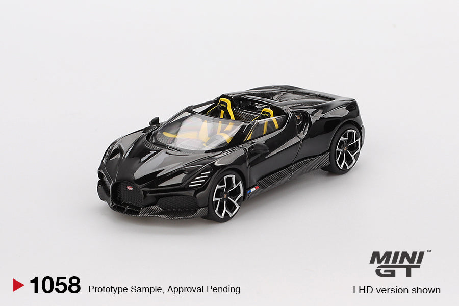Mini GT 1/64 - Bugatti W16 Mistral Black