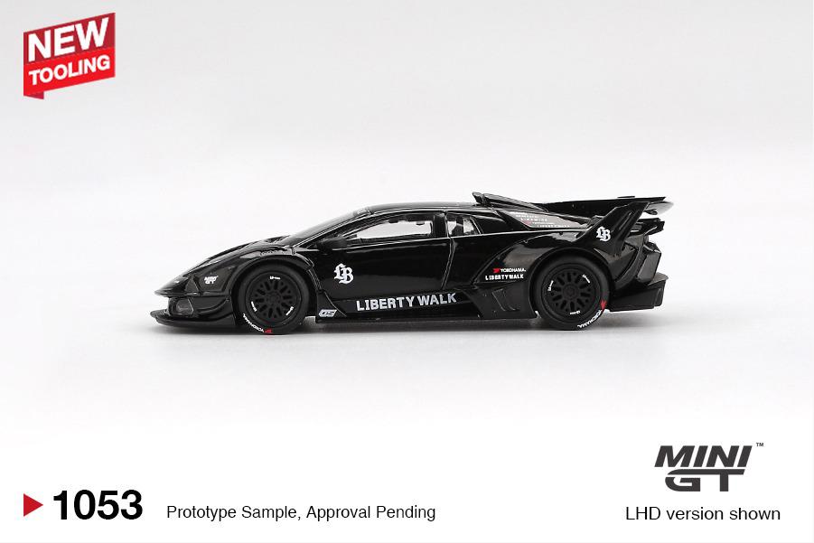 Mini GT 1/64 - Lamborghini LB-Silhouette WORKS MURCIELAGO GT Evo Black