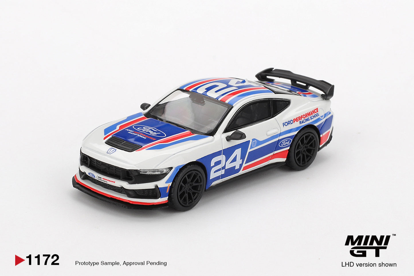 Mini GT 1/64 - Ford Mustang Dark Horse #24 Ford Performance Racing School