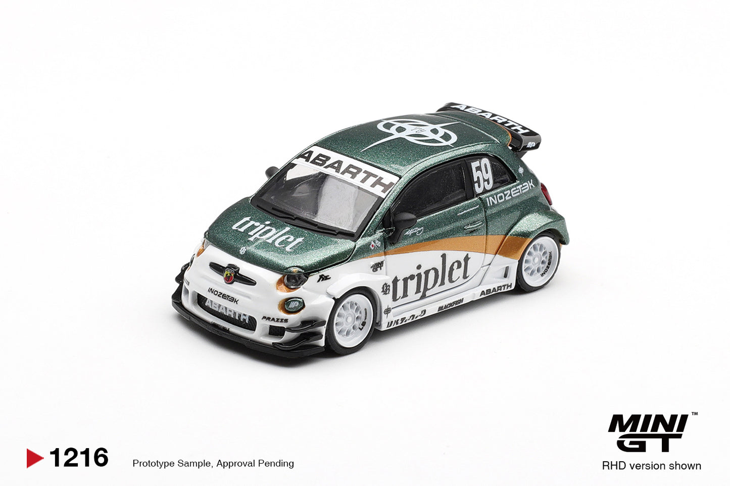 Mini GT 1/64 - Abarth 595 LB-WORKS TY Edition