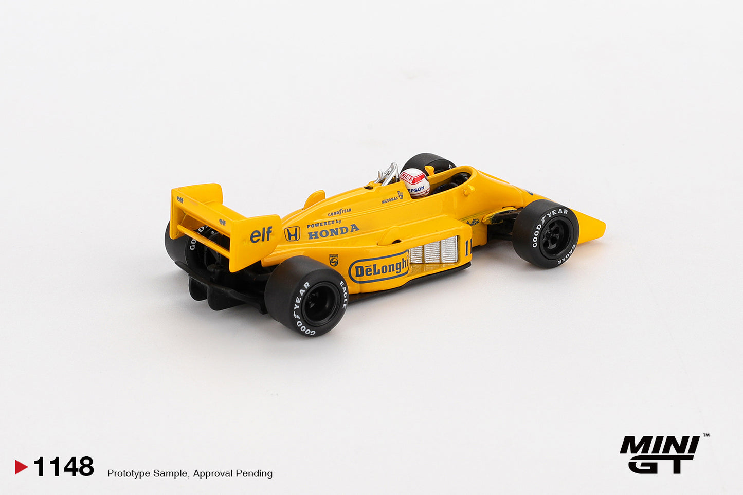 Mini GT 1/64 - Lotus 99T #11 Satoru Nakajima 1987 Monaco Grand Prix