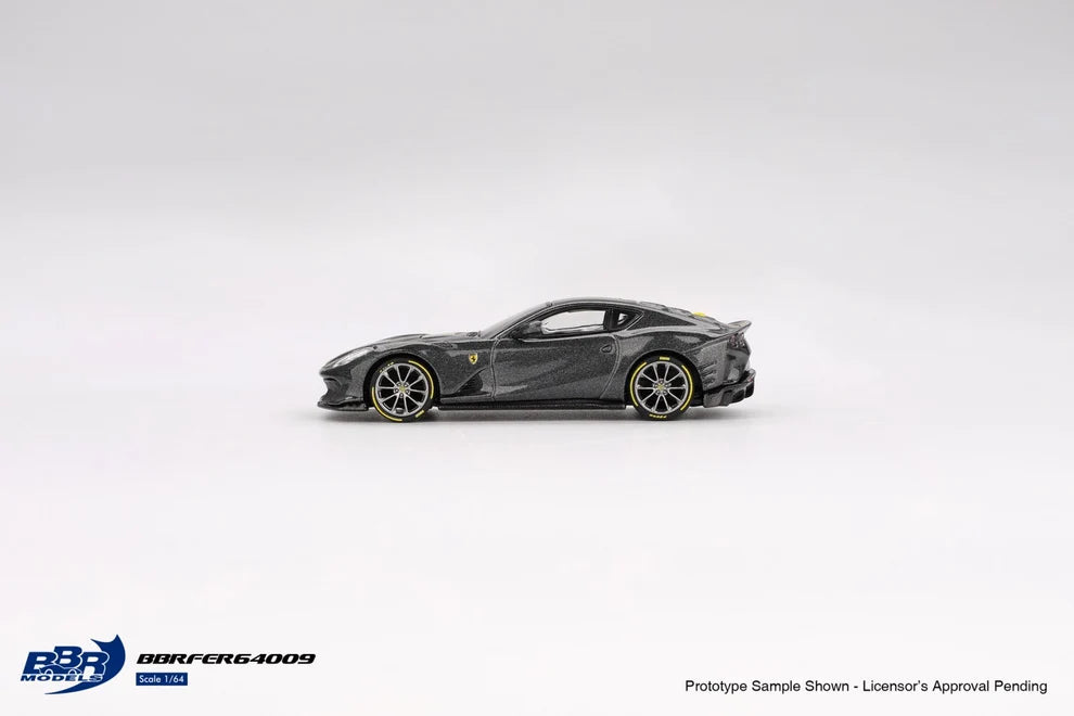 BBR Models 1/64 - Ferrari 812 Competizione Grigio Competizione