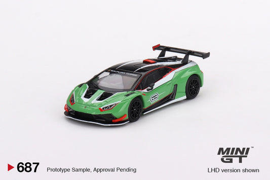 Mini GT 1/64 - Lamborghini Huracán GT3 EVO2 Presentation