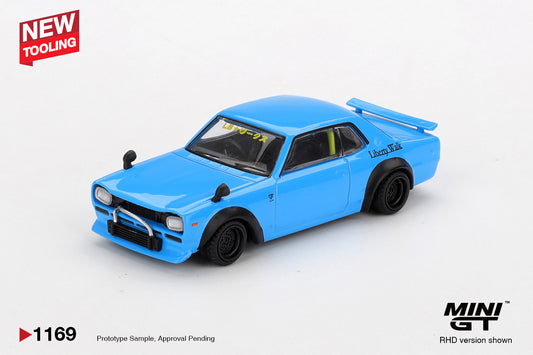 Mini GT 1/64 - Nissan LB★Works HAKOSUKA Baby Blue