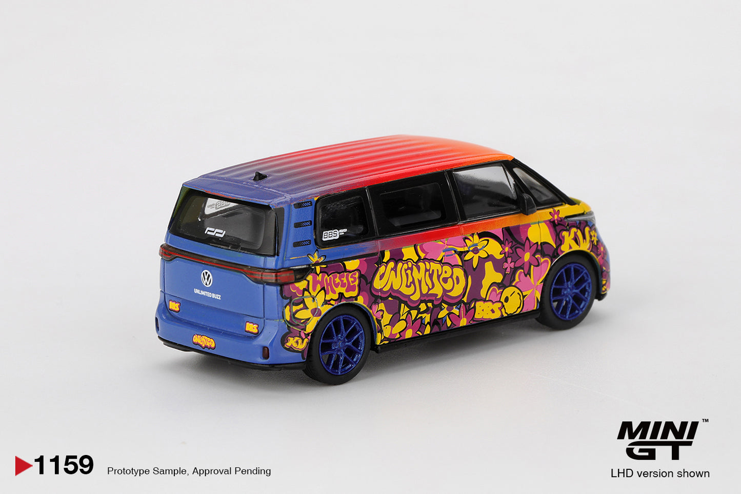 Mini GT 1/64 - Volkswagen ID.Buzz KW/BBS