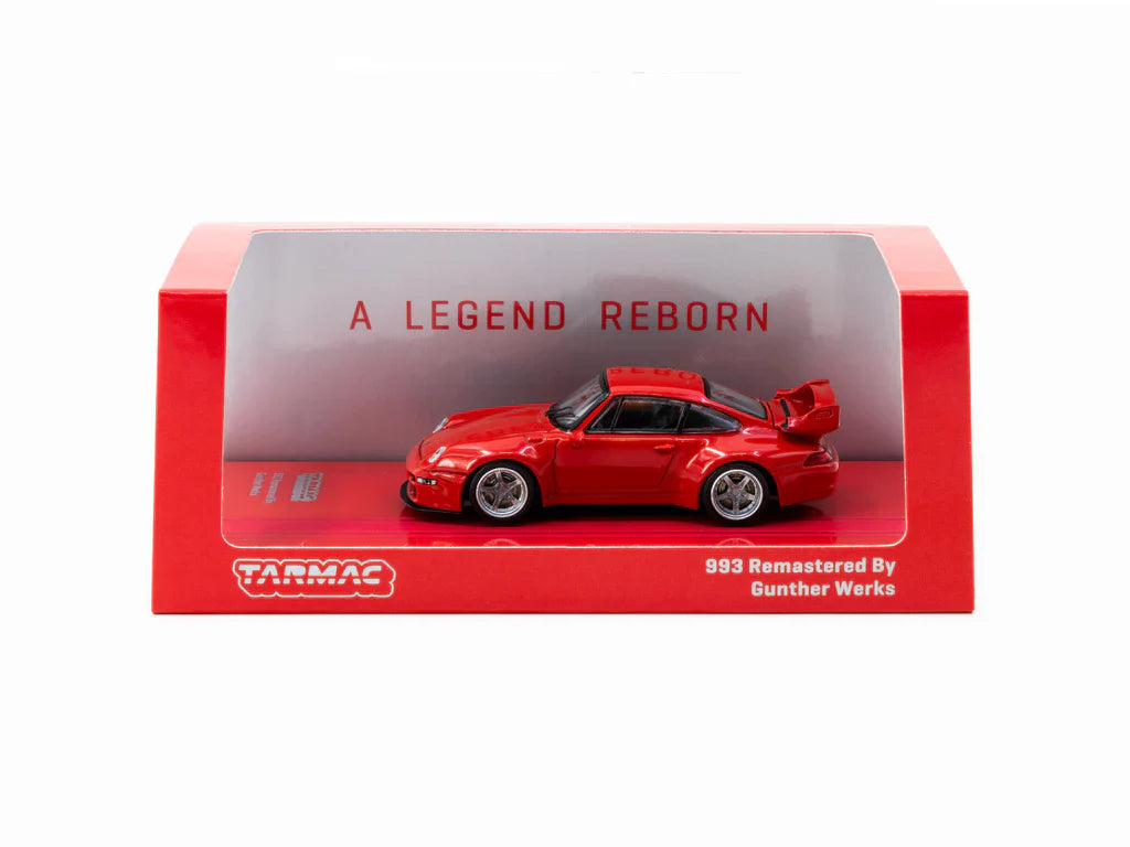 Tarmac Works 1/64 - Porsche 993 Remastered by Gunther Werks Red