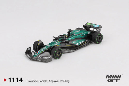 Mini GT 1/64 - Aston Martin AMR24 #18 Lance Stroll 2024