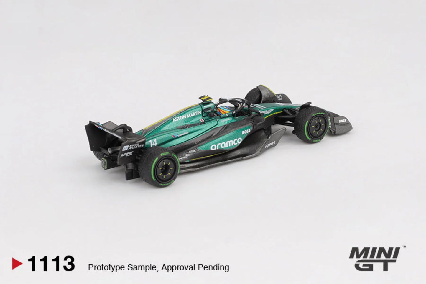 Mini GT 1/64 - Aston Martin AMR24 #14 Fernando Alonso 2024