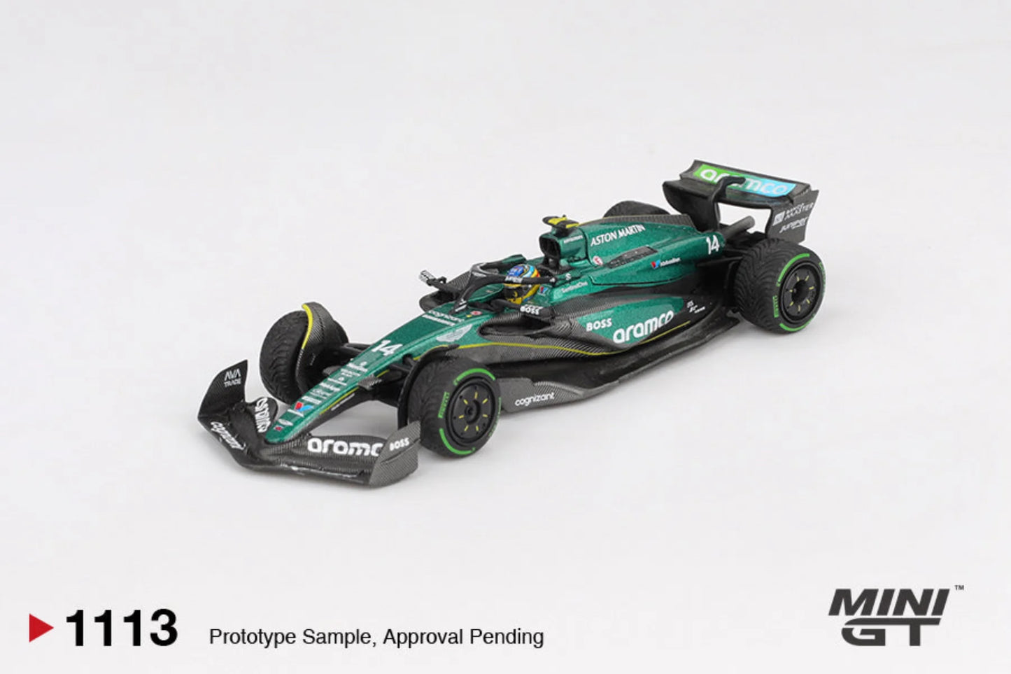 Mini GT 1/64 - Aston Martin AMR24 #14 Fernando Alonso 2024