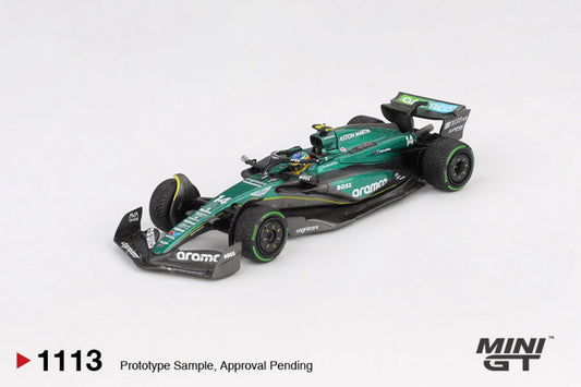 Mini GT 1/64 - Aston Martin AMR24 #14 Fernando Alonso 2024