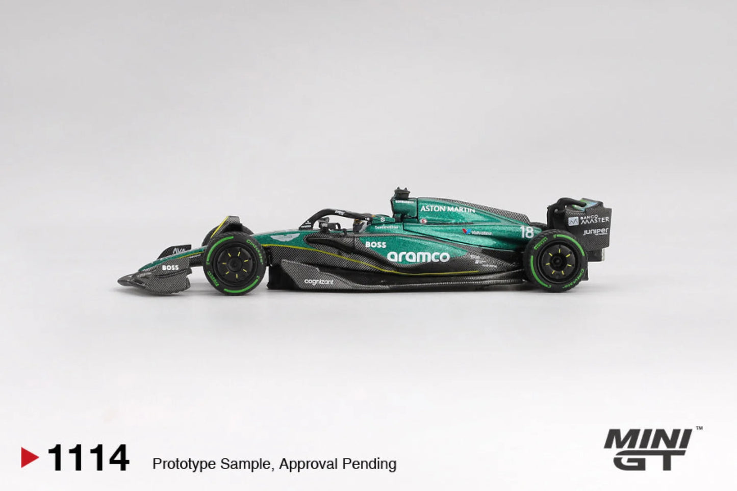 Mini GT 1/64 - Aston Martin AMR24 #18 Lance Stroll 2024