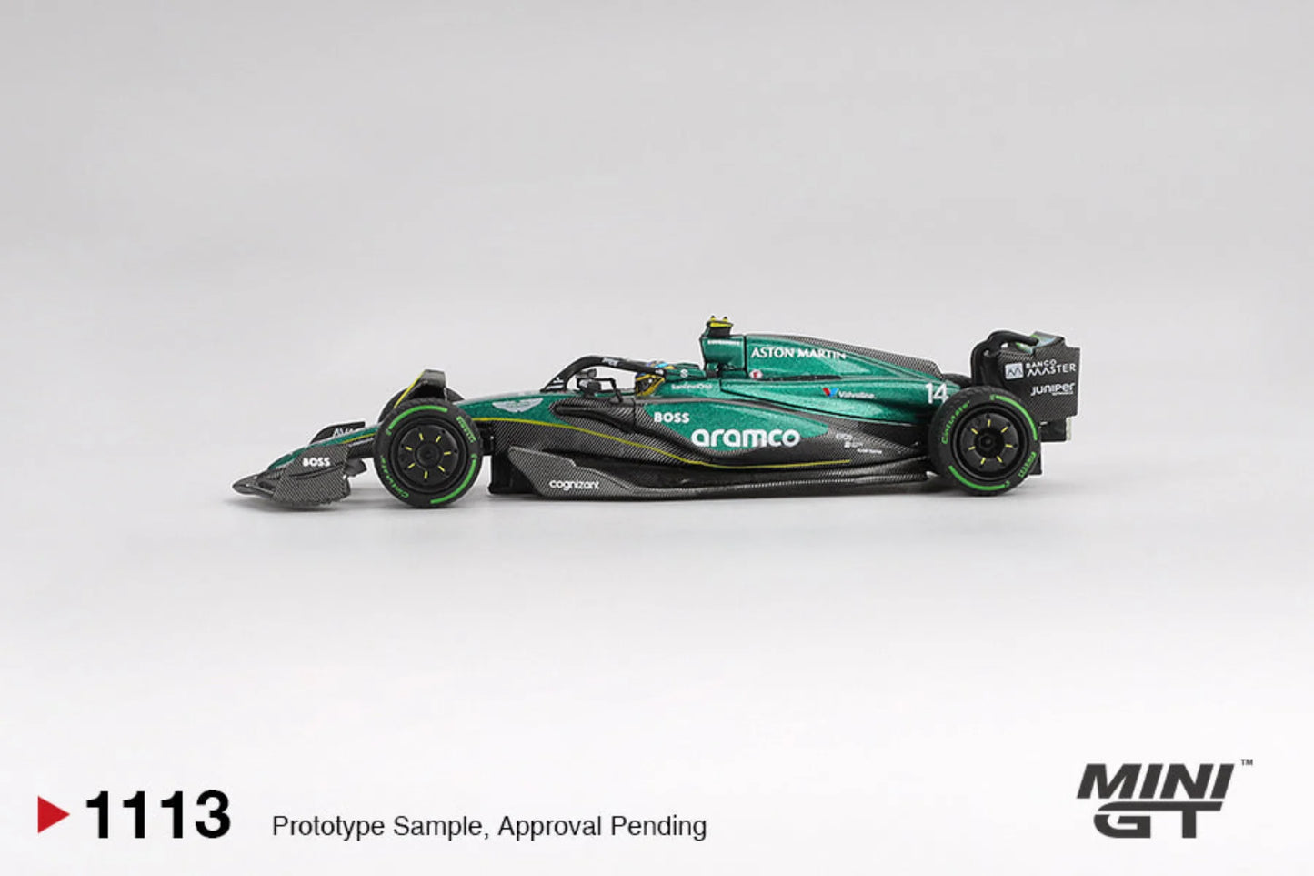 Mini GT 1/64 - Aston Martin AMR24 #14 Fernando Alonso 2024