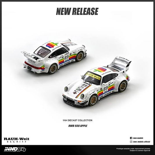 Inno64 1/64 - Porsche RWB 930 #89 "Apple Livery"