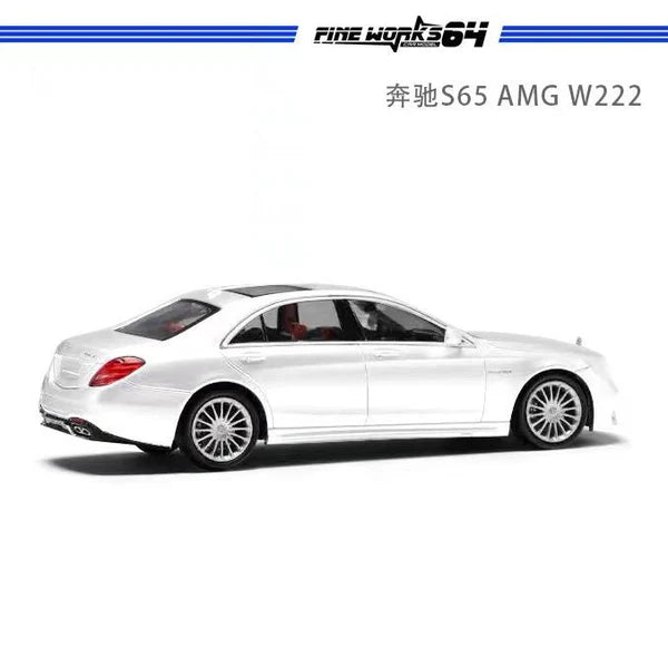 Fine Works 64 1/64 - Mercedes S65 AMG White