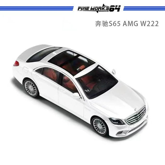 Fine Works 64 1/64 - Mercedes S65 AMG White